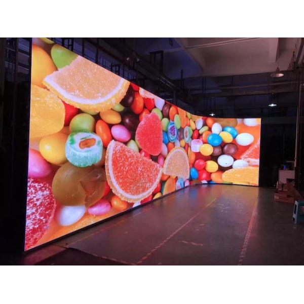 Creative Stage Commercial LED Display Screen Flexible Round
