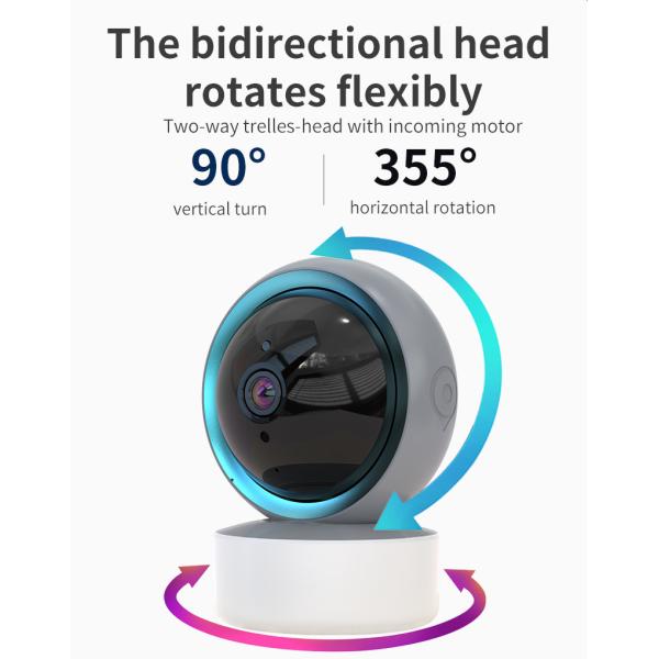 Tuya Mini Wifi Camera Full HD 2 / 3 / 5mp Indoor Security Wireless Small CCTV Camera