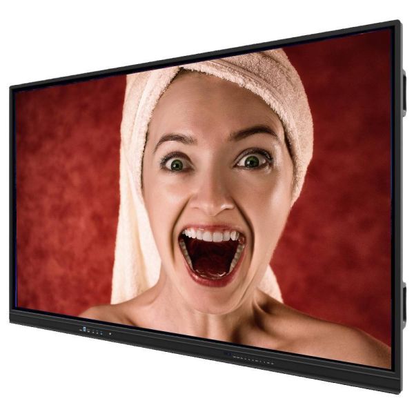 IBoard HDMI Conference Interactive Flat Panel with 60KGS Load Support 1200:1 Contrast Ratio and 16:9 Aspect Ratio for Business Meetings