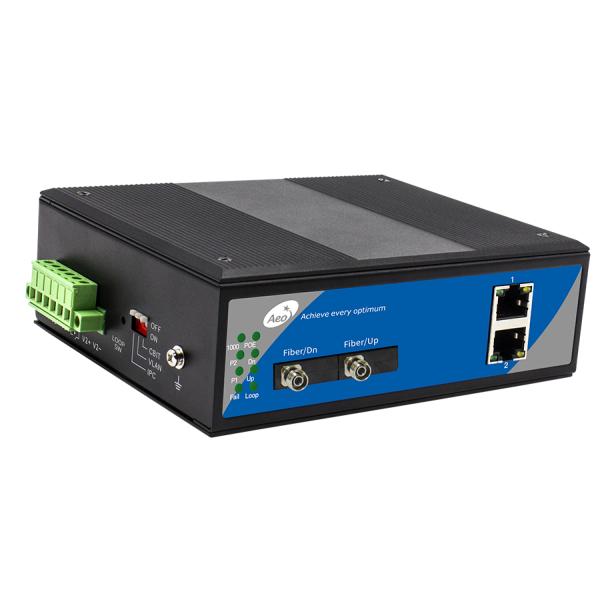 Cascading Fiber POE Switch , Ultra Low Latency Ethernet Switch