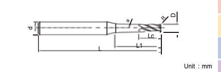Reliable Corner Radius End Mills With 45 Degrees Helix Angle Customized