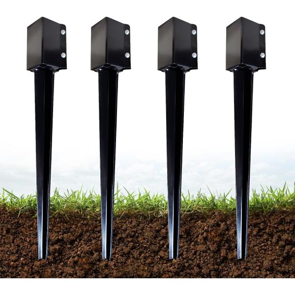4x4 Post Base Brackets Ideal for Mailbox Deck and Gazebo Posts Customizable Appearance