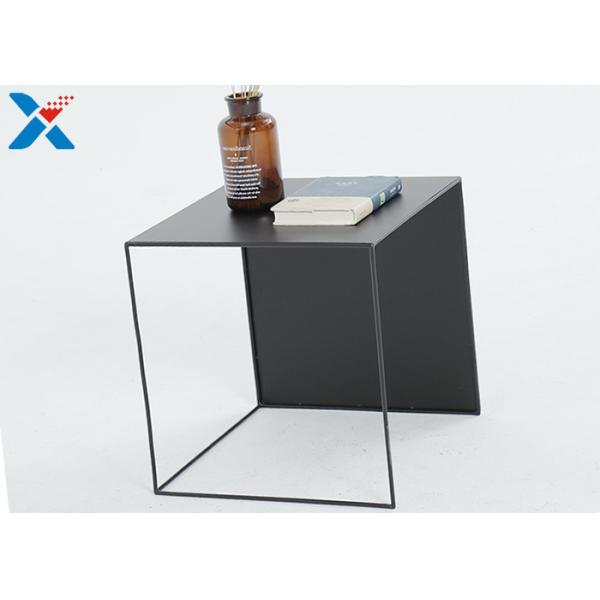 Creative American Square Acrylic Table / Acrylic Sofa Table With Iron Frame