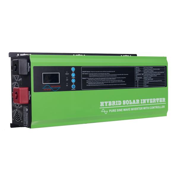 Split Phase 120V 240VAC Dual Output Input Hybrid Solar System DC AC Power Inverter MPPT UPS Inverter Charger 12/3/4/5/6K