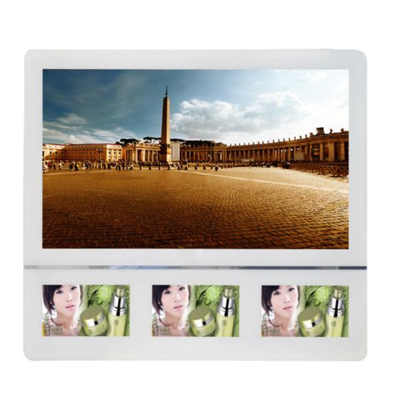 Small Size Wall Mounted Digital Advertising Display Suitable Power Voltage For Elevator