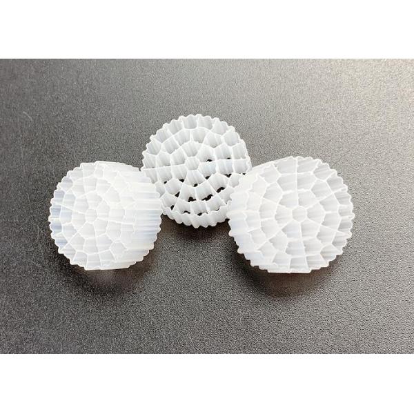 FDA Safty A/O Technology MBBR Plastic Filter Media White Hdpe Material