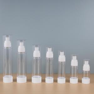 Quality White Custom 15ml 30ml 50ml Airless Pump Bottles Eye Gel Face Serum Bottle for sale