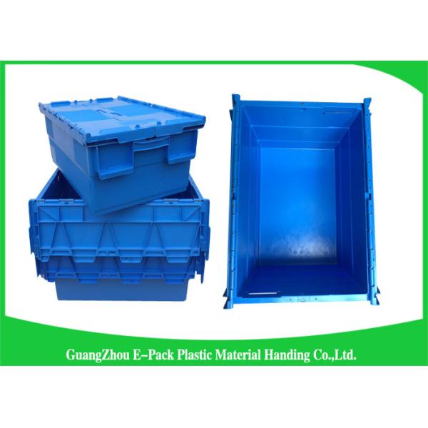 Eco-friendly Stackable Heavy Duty Plastic Storage Containers With Attached Lids