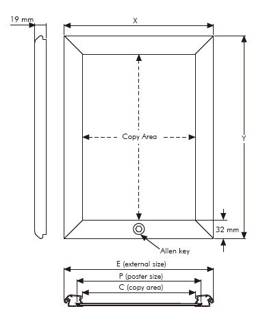 OEM Waterproof Lockable Snap Frames