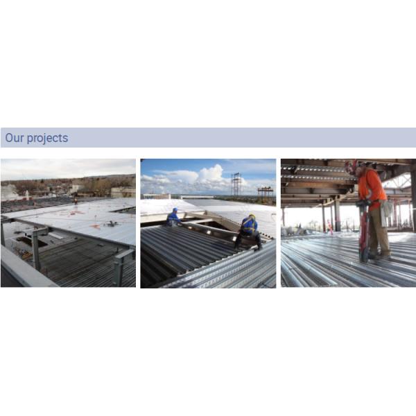 Steel floor deck