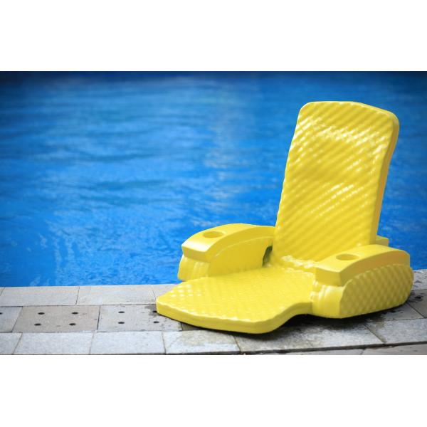 Customized Sit Floating Pool Chairs Accessories NBR PVC Material For Lake Pools