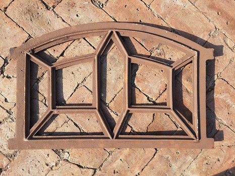 Van-T Fixed Metal Window Frames With Spray Paint / Sandblasting Surface