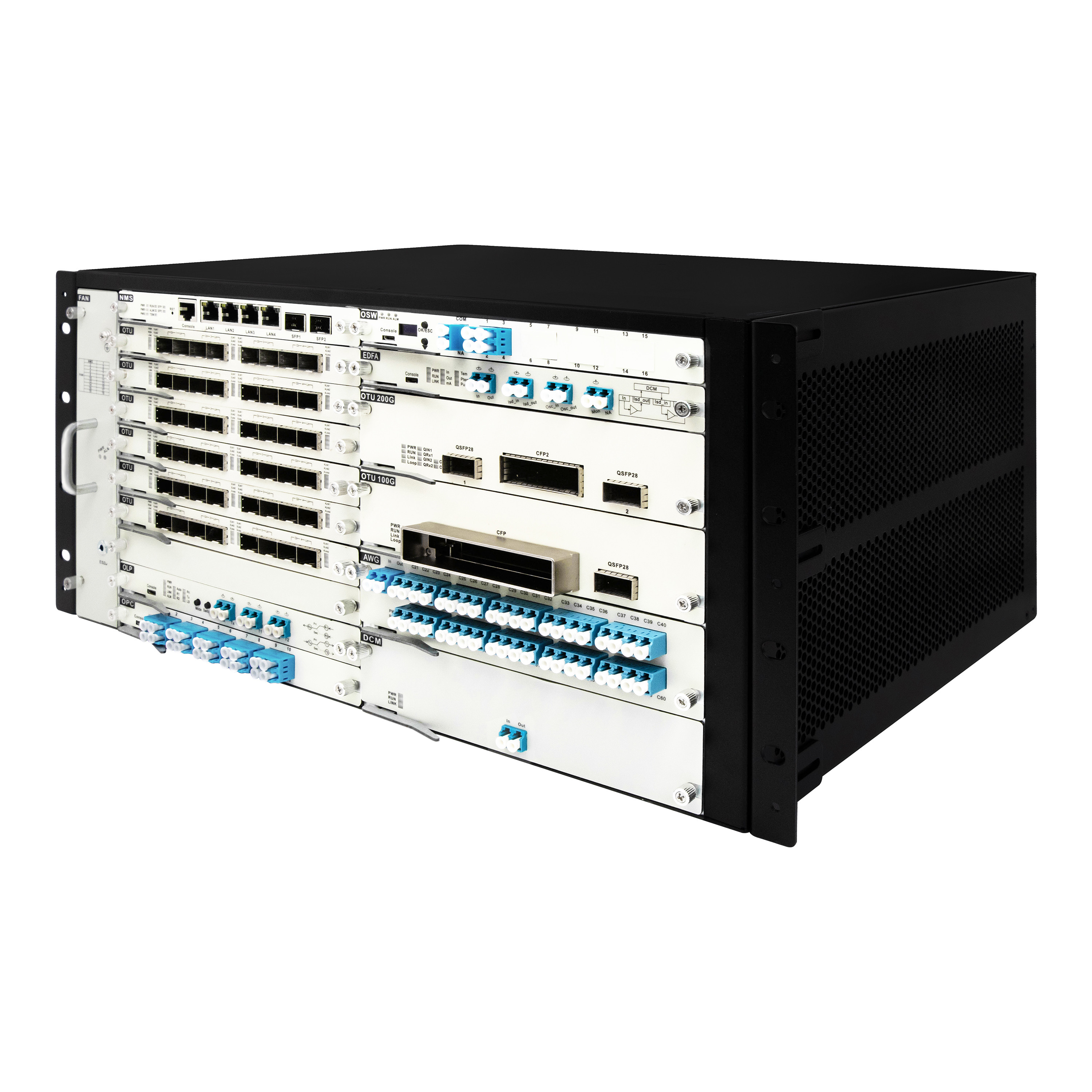 Quality OTN DWDM Fiber Transponder 10g Optical Transmission Network for sale