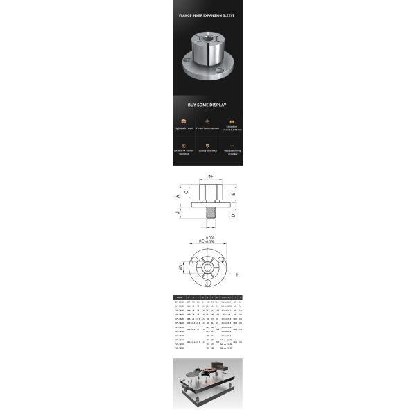 Modular Internal Bore Pneumatic Id Expansion Clamp For ID Workholding