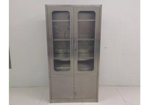 Quality Medical Instrument Storage Cabinet 0.8mm Thickness 201 Stainless Steel Plate for sale