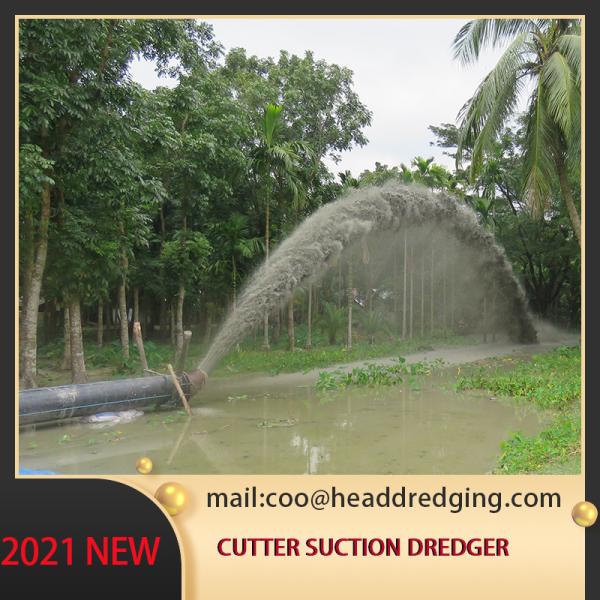 12 Inch Sand Gold Suction Dredge Machine With Gear Box