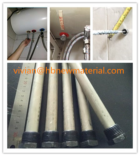 Customized Magnesium Anode Rods Good Formability and Smooth Surface for Lengths of 100/200/500 mm