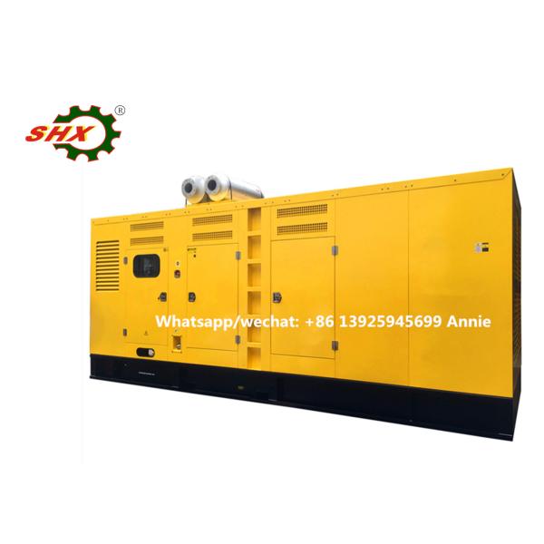 Electric Cummins Container Type Generator For Construction , Heavy Duty Power Generator