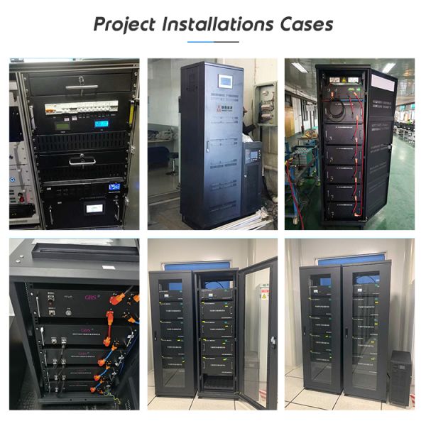 192V 50Ah LiFePO4 Split Battery Backup Network Server UPS Rack-Mounted CAN Communication off Grid for Energy Storage
