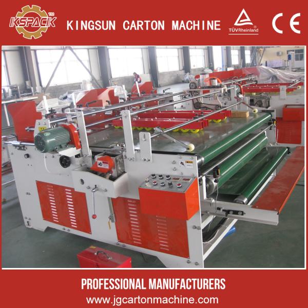 Combine Pressure 2500mm Box Folder Gluer Machine Semiautomatic