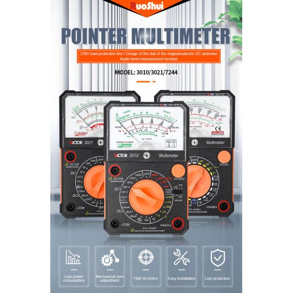 Portable Commercial Electric Analog Multimeter Tester For Small Current Circuits