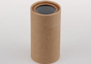 Quality SGS Cylinder Paper Composite Cans Packaging With Plastic Window In The Cover for sale