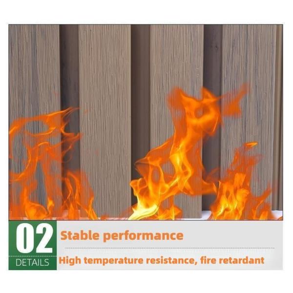Eco-Friendly Damask Pattern Exterior Outdoor WPC Wall Panel for Siding Installation