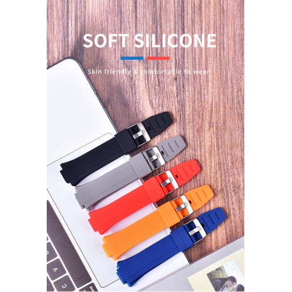 Convex Interface Silicone Watch Band · Customize Logo | OEM/ODM - Customizable
