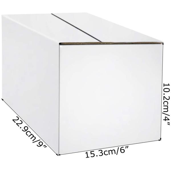 White Cardboard Mail Box Single-wall Corrugated Box