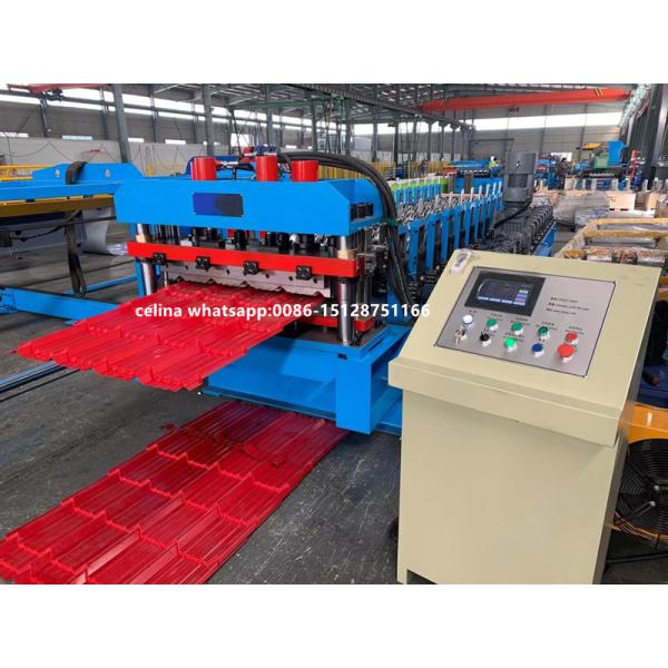 5.5kW Glazed Tile Making Machine Low Noise PLC And Converter Controlling System
