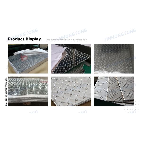 Factory Customization 3003 5052 H12 Stucco Surface Embossed Patterned Checkered Aluminum Plate Sheet
