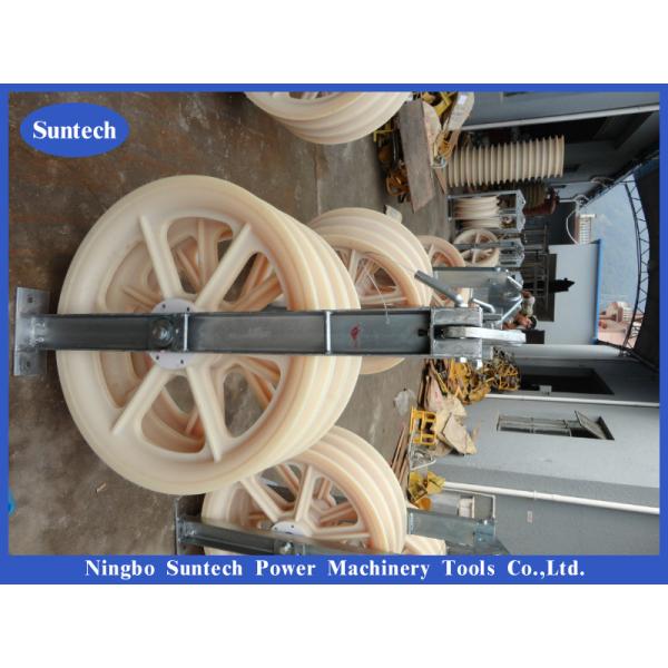 400x80mm High Strength Conductor Cable Stringing Pulley Blocks