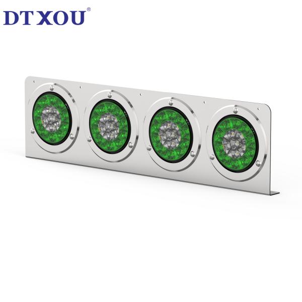 Iron Material Inch LED 4 Hole Bracket Trailer Tail Light Combination Brake Indicator Light