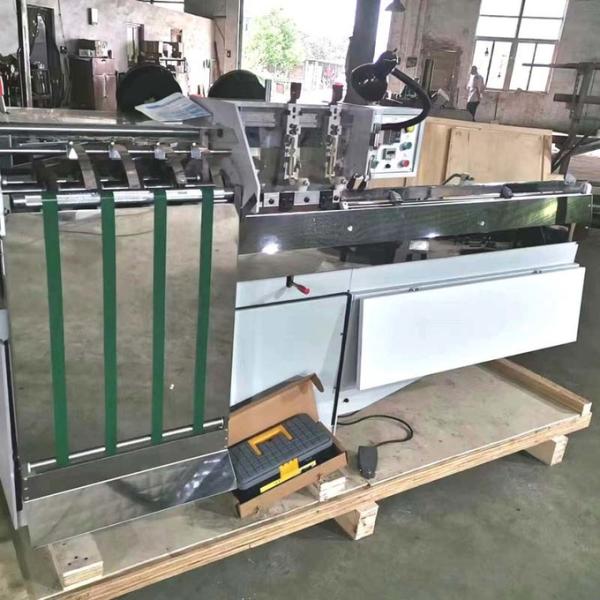 DQB404-02GD Many Heads Semi-automatic Saddle Stitching Binding Folding Machine
