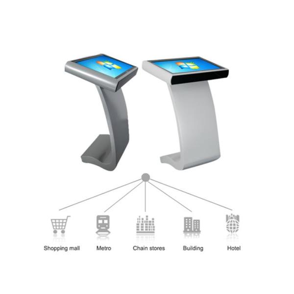 21.5 Inch Advertising Player Lcd Display Touch Screen Kiosk With Computer System, Touch Management