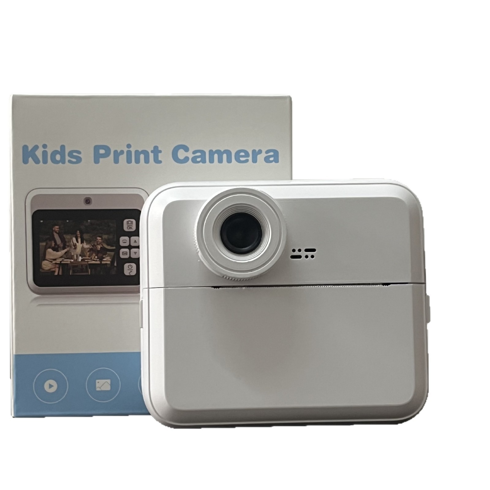 Mini Educational Kids Digital Camera with CMOS Sensor and MicroSD Storage Full HD Video 120 Wide Angle for 3-12 Year Olds