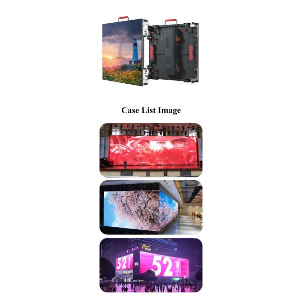 Practical SDK LED Wall Screen Rental Die Casting Aluminum Material