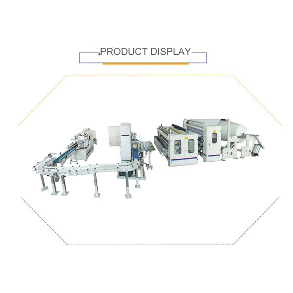 Rewinding Toilet Roll Making Machine , Automatic Tissue Paper Cutting Machine