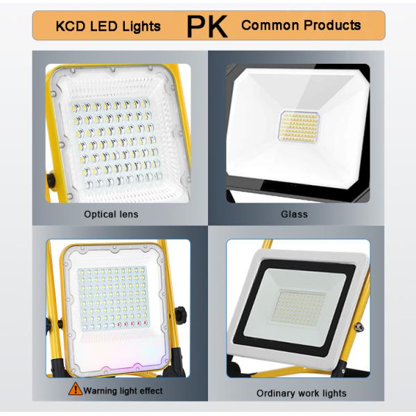 Durable Waterproof And Flexible Cordless Portable LED Floodlight Work Light Can Be Charged By USB, with A Rotating Handl