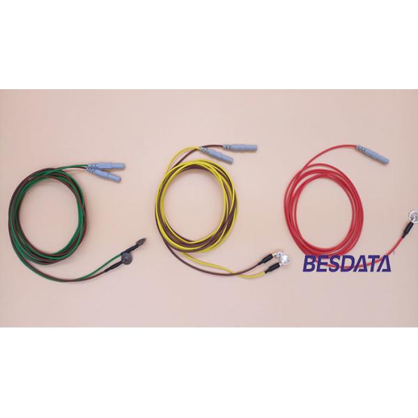 Wearable Sintered Silver Silver Chloride Electrodes Cap With Active EEG Electrodes And Wires