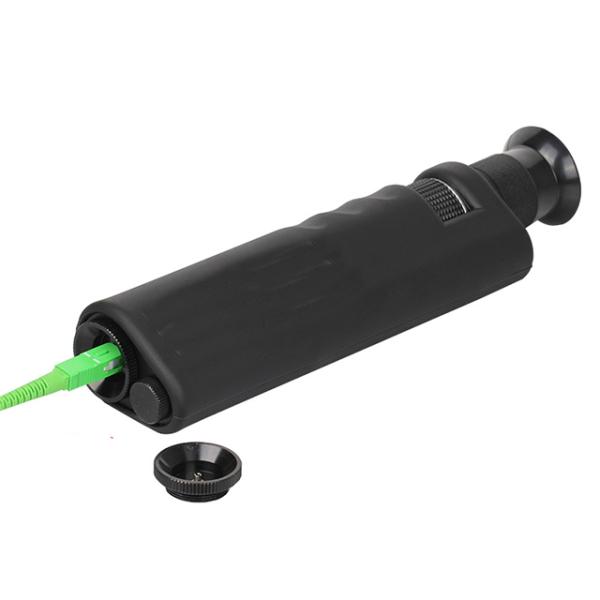 Handheld Fiber Microscope Fiber 400X 200X Magnifier For Patch Cord Testing