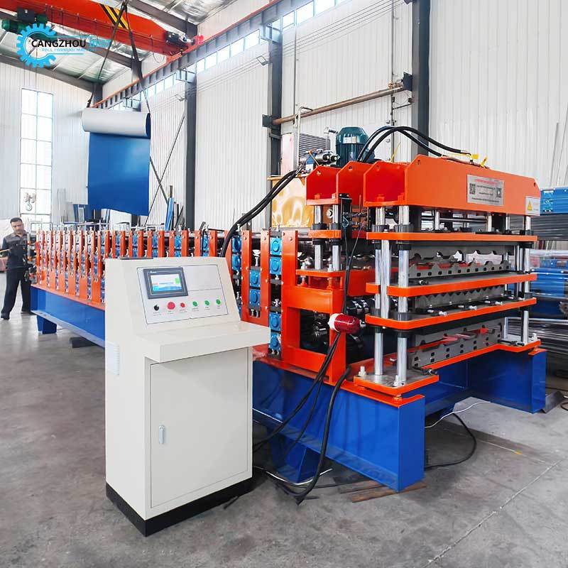3-in-1 Double Deck and Single Layer Integrated Roll Forming Machine