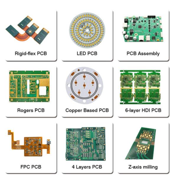 Blue HASL ENIG Rigid Flex PCB Manufacturing Quick Turn Printed Circuit Boards