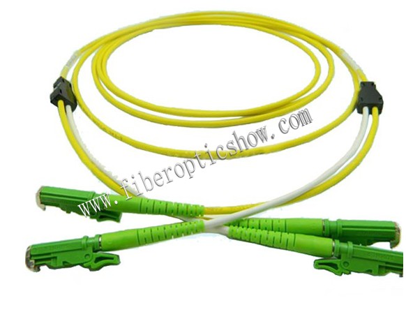 Duplex 2.0mm E2000 Fiber Optic Patch Cables Single Mode On Patch Panel