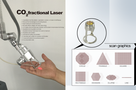 Vertical Design Rf Co2 Fractional Laser Machine With Vaginal Tightening Function