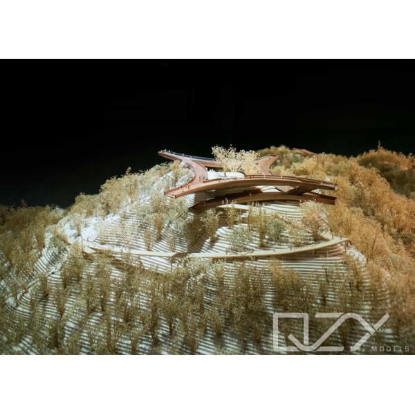 Handcraft Scale Architectural Landscape Model Tanglang Mountain Park