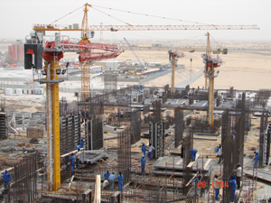 CE Placing Boom Concrete Stationary Customized Height 0~48℃ Working Temperature