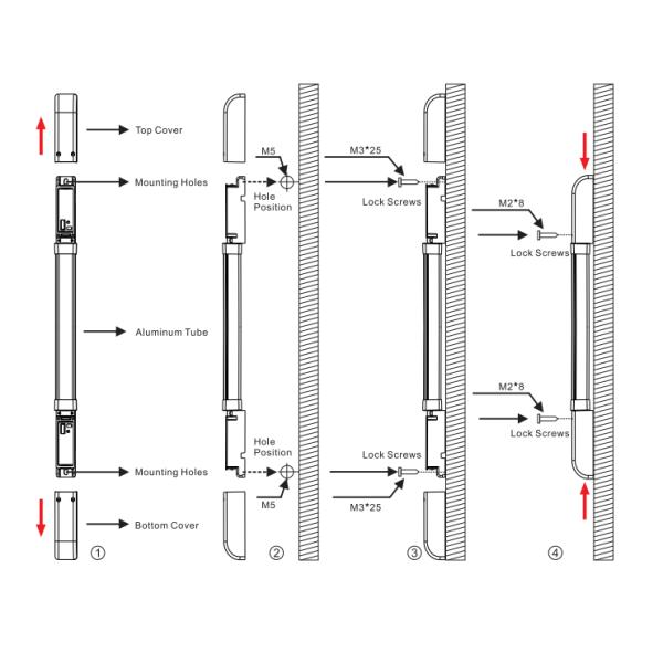 High Sensitive Safety Light Curtain Sensor Used For High Speed Door Safety