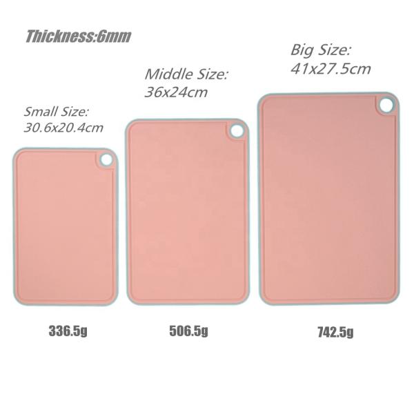 Customizable Multifunction Kitchen Plastic Index Anti-slip PP Chopping Block Cutting Board Set With Stand
