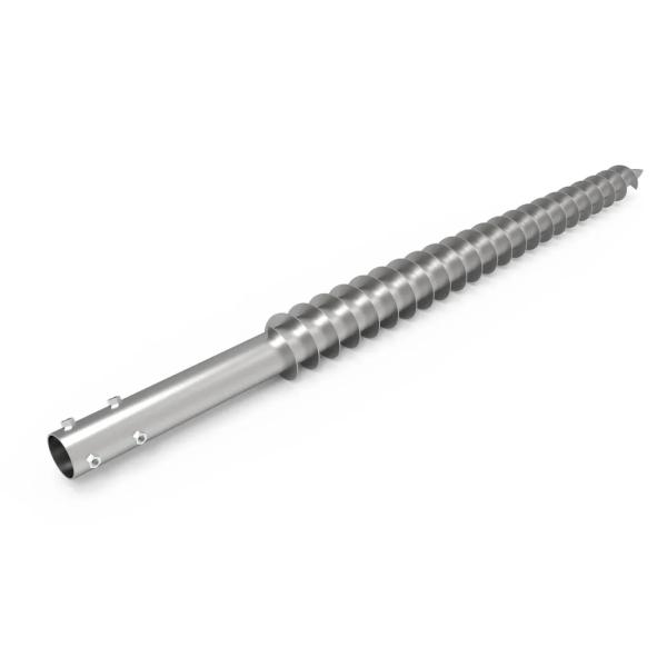 Hot Dipped Galvanized Ground Screw Pile for Solar Ground Mounting System